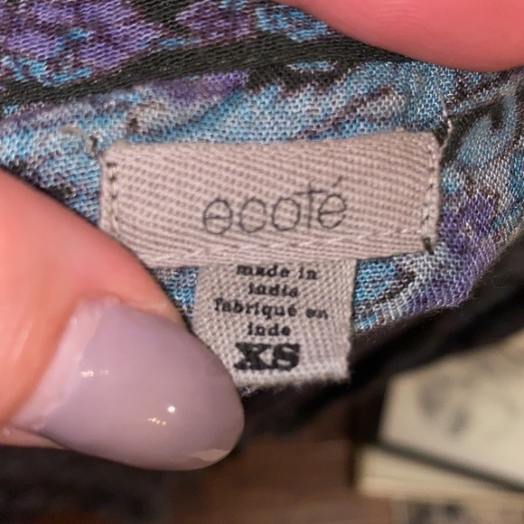 ecote’ XS blue turquoise purple jumper romper - Picture 7 of 11